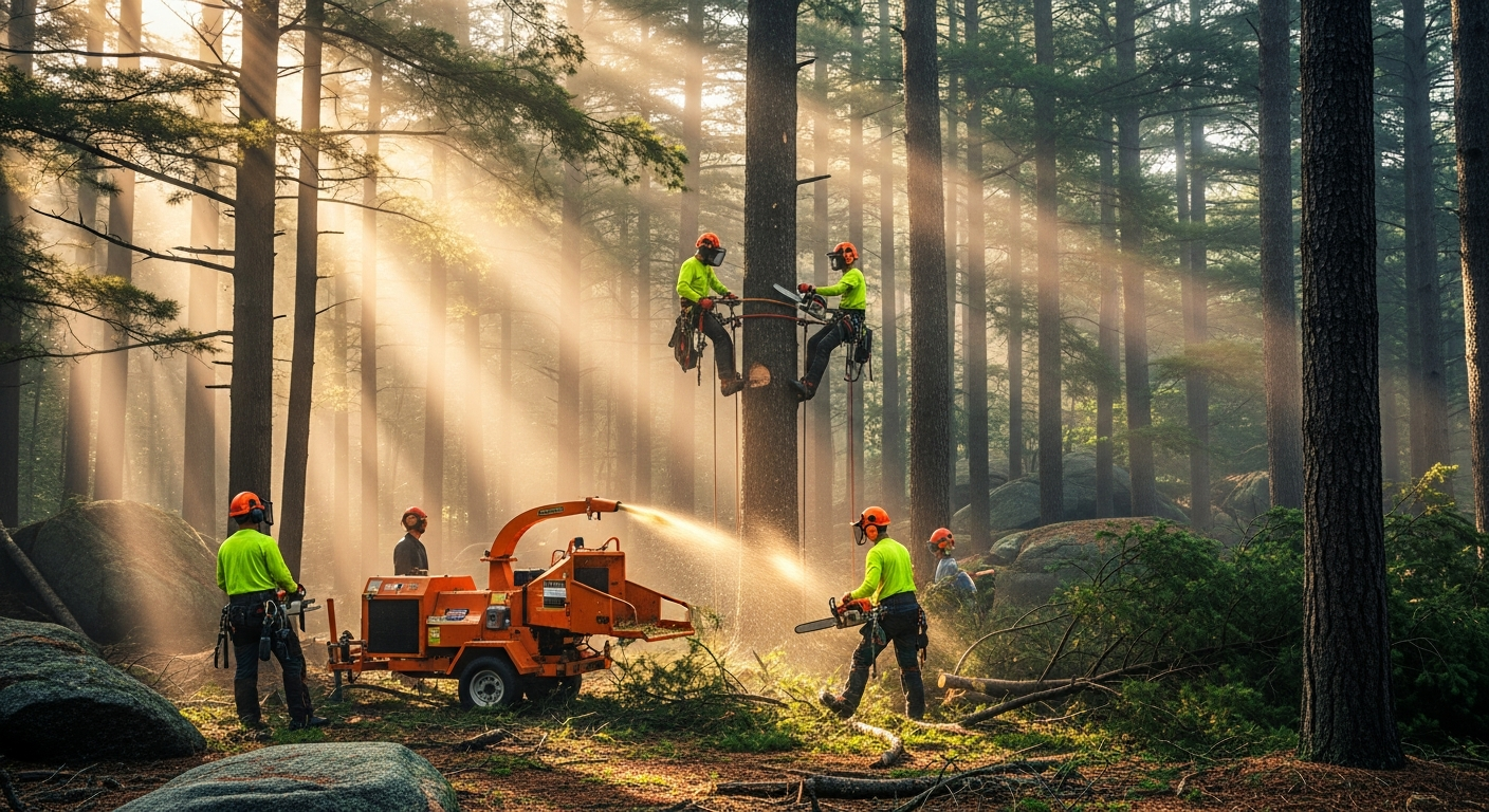 Professional tree service crew in Manchester NH